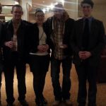 With Tullamore Rhymers at the Mike Denver gig in 2014