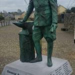 Sean Mac Eoin statue in Ballinalee