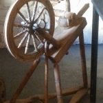Spinning Wheel – the yarn spun on this was nothing to the yarns been spun at Moth and Butterfly in Kates Cottage in Claddagh