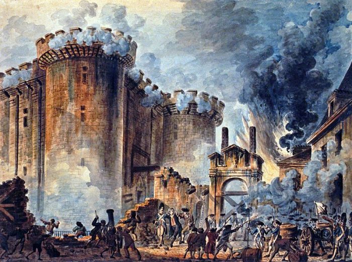 Storming of The Bastile by Jean-Pierre Houël