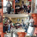Longford Writers in Cafe 45 for Culture Night 2017 – Photo Montage by Sally Martin
