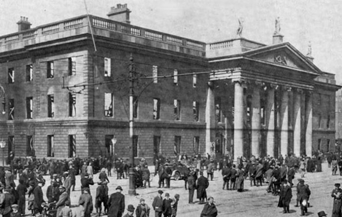 GPO in Dublin after 1916 Rising