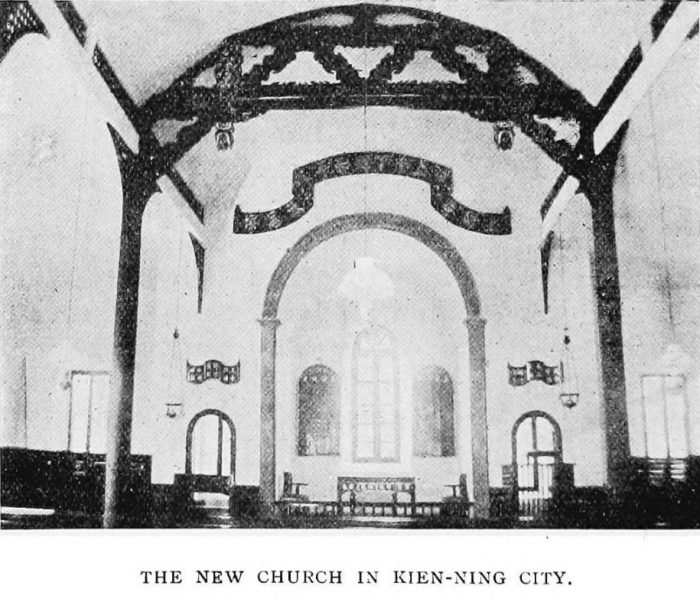 The new church in the city of Kien Ning